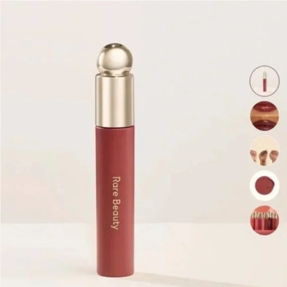 NWT Rare Beauty Soft Pinch Tinted Lip Oil in Delight (Rose Brown)